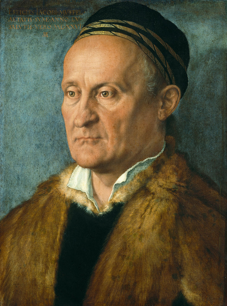 Detail of Portrait of Jakob Muffel, 1526 by Albrecht Dürer
