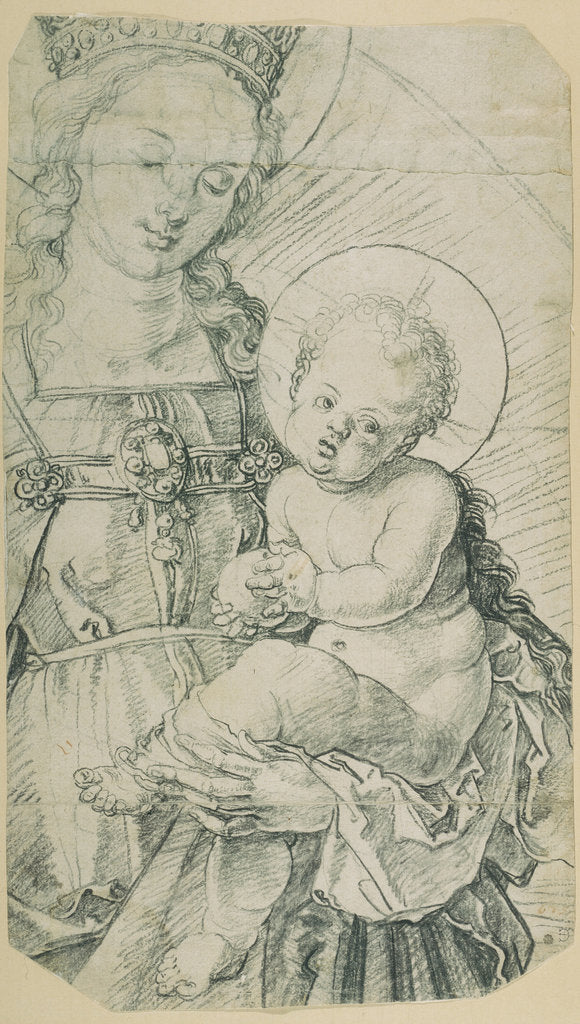 Detail of Madonna and Child, 1514 by Albrecht Dürer