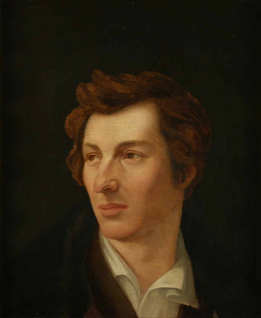 Detail of Portrait of the poet Heinrich Heine, 1828 by Gottlieb Gassen