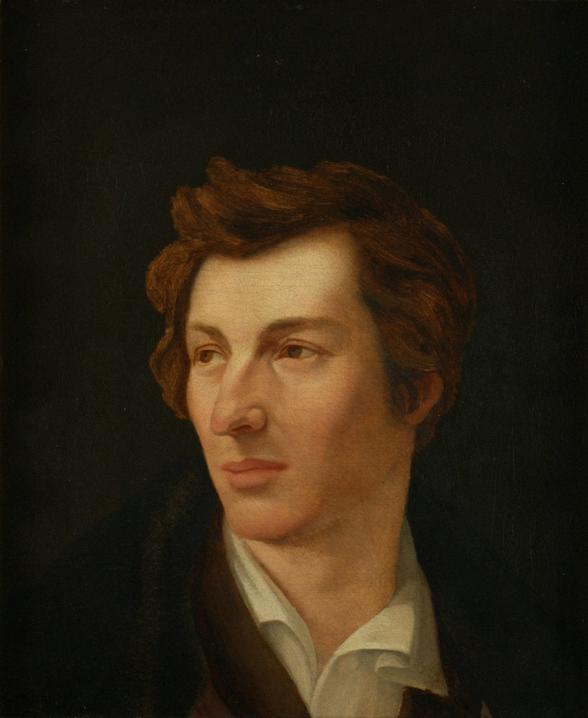 Detail of Portrait of the poet Heinrich Heine, 1828 by Gottlieb Gassen