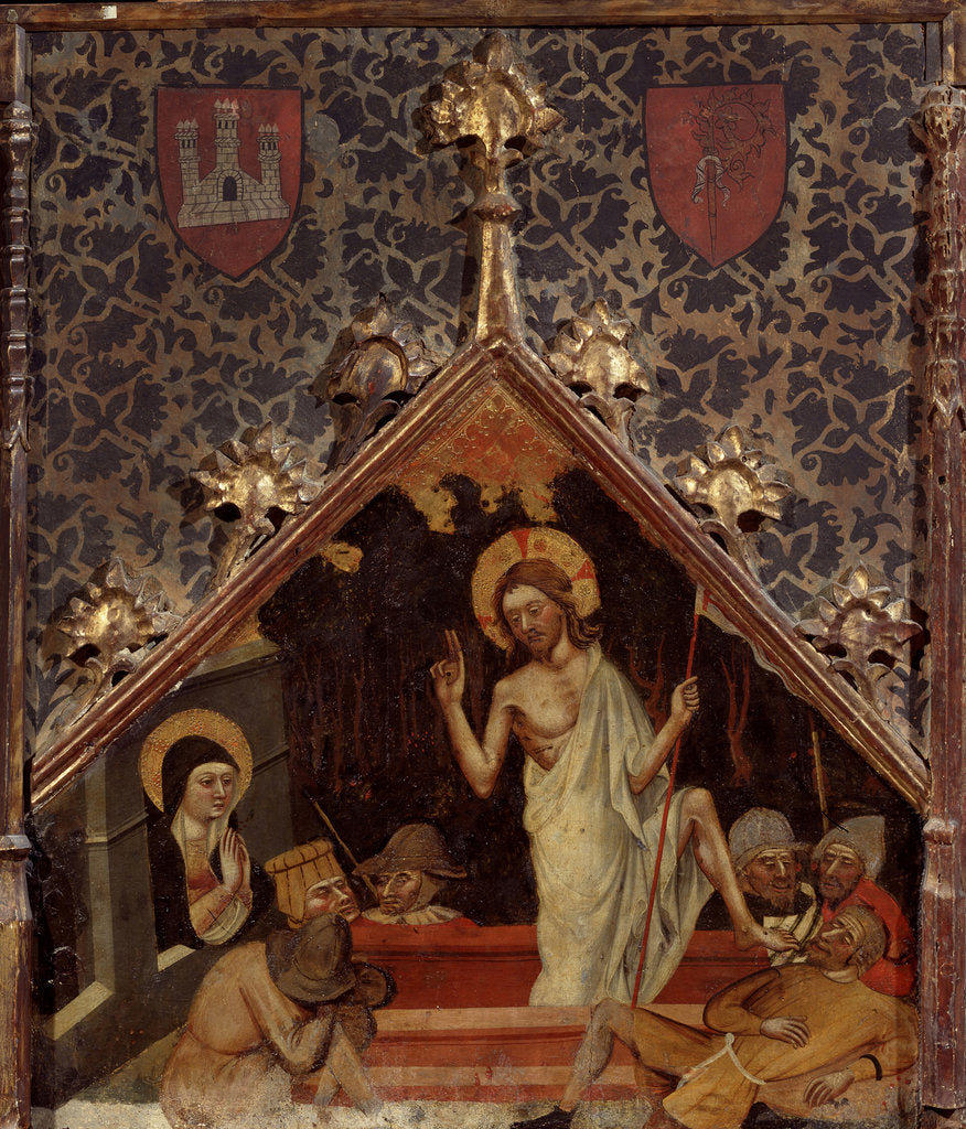 Detail of The Resurrection of Christ, 15th century by German master
