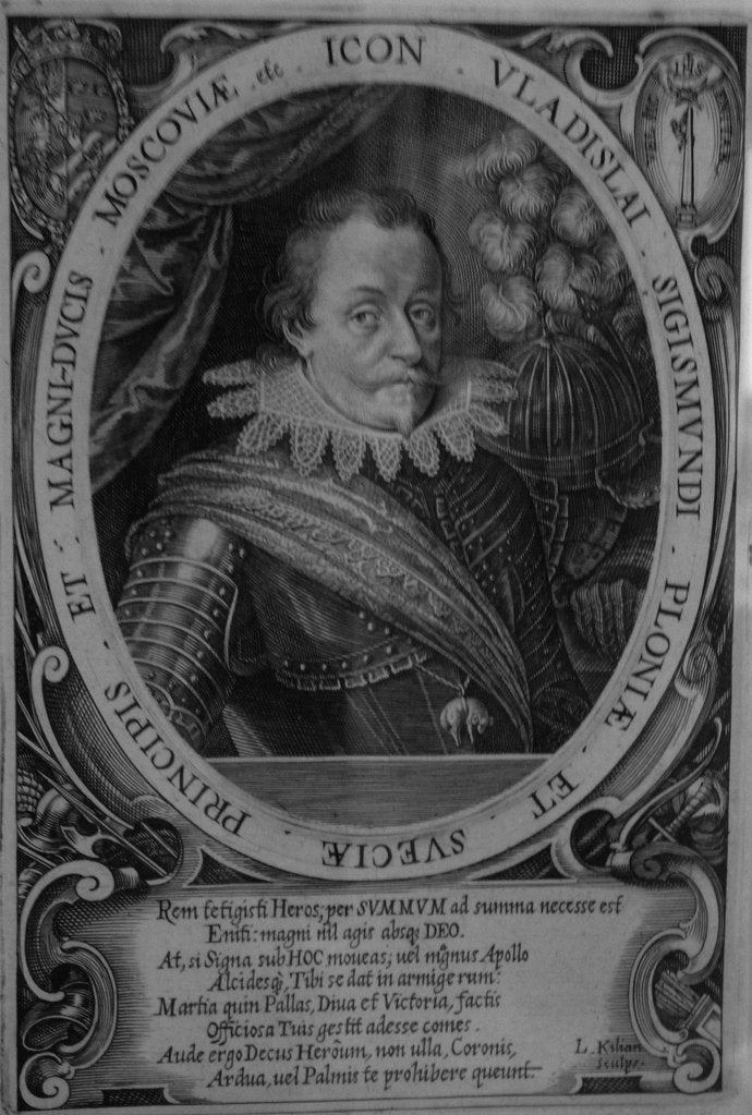 Detail of King Wladyslaw IV Vasa of Poland, Tsar of Russia, before 1632 by Lucas Kilian