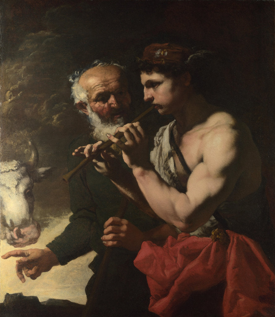 Detail of Mercury piping to Argus, 1655-1657 by Johann Karl Loth