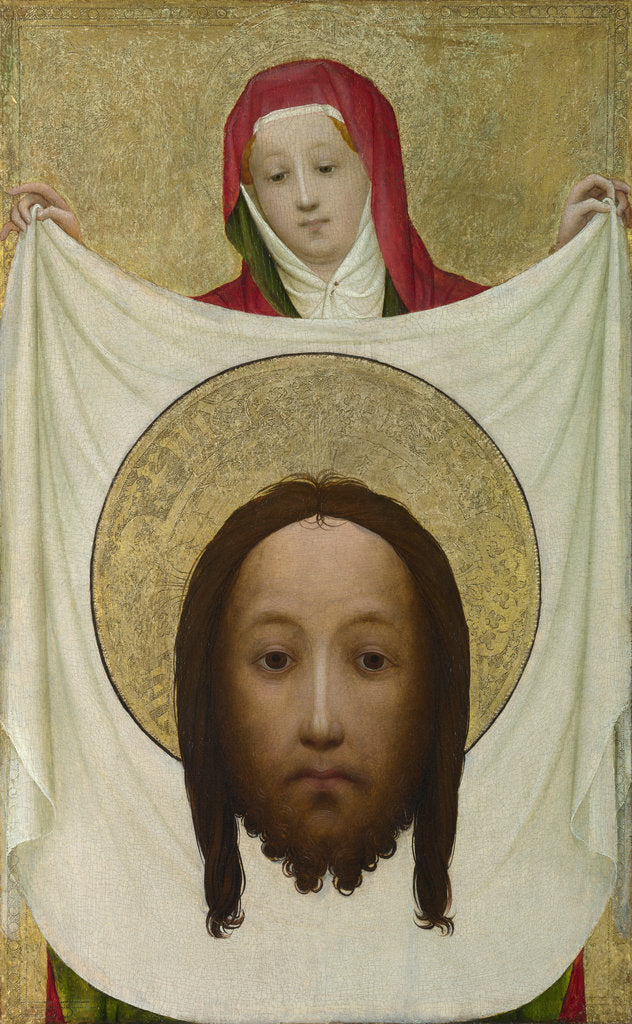 Detail of Saint Veronica with the Sudarium, c.1420 by Master of Saint Veronica