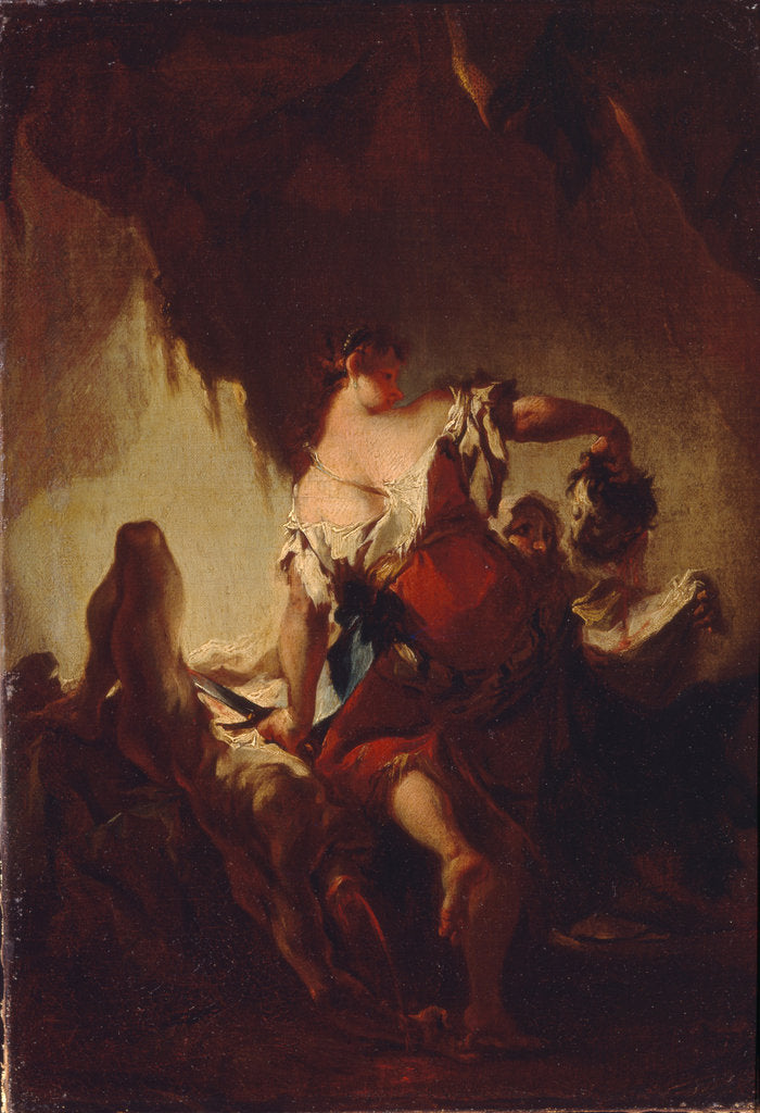 Detail of Judith with the Head of Holofernes by Franz Anton Maulbertsch