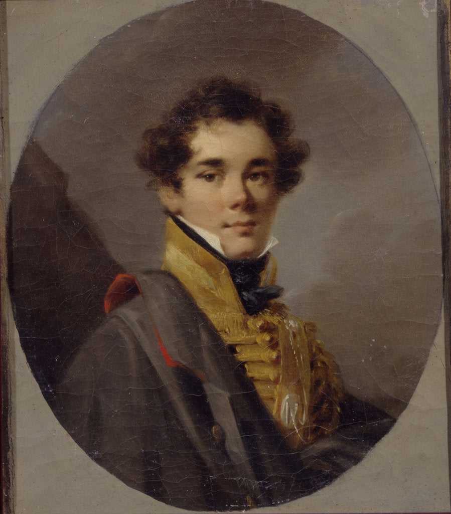 Detail of Portrait of Count Vasily Olsufyev, 1813 by Alexander Molinari