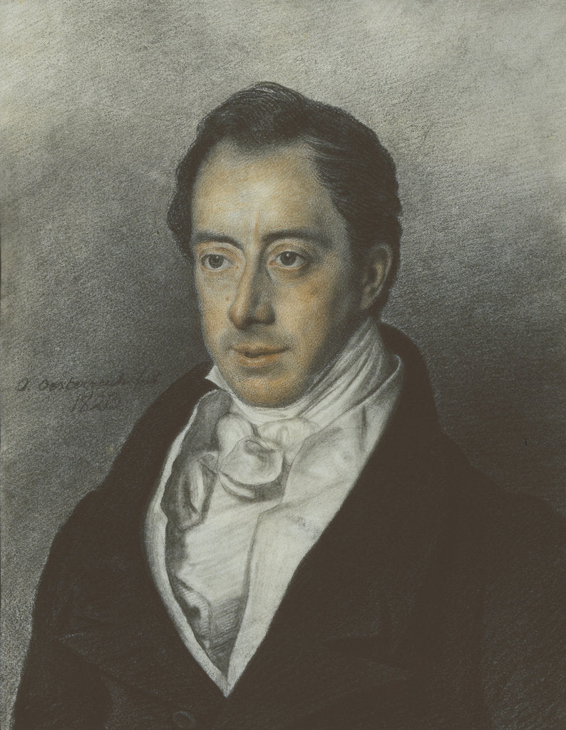 Portrait of Nikolay Ivanovich Turgenev, 1823 by Otto Oesterreich