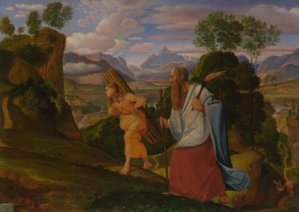 Detail of Abraham and Isaac, 1817 by Johann Heinrich Ferdinand Olivier