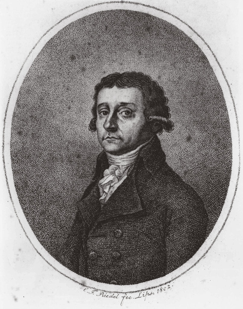 Detail of Antonio Salieri by Carl Traugott Riedel