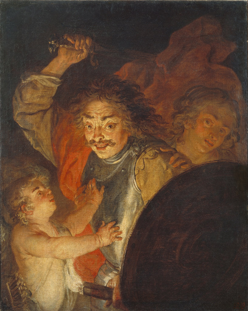 Detail of Mars, Venus and Cupid (Allegory of Anger), c.1630 by Joachim von Sandrart