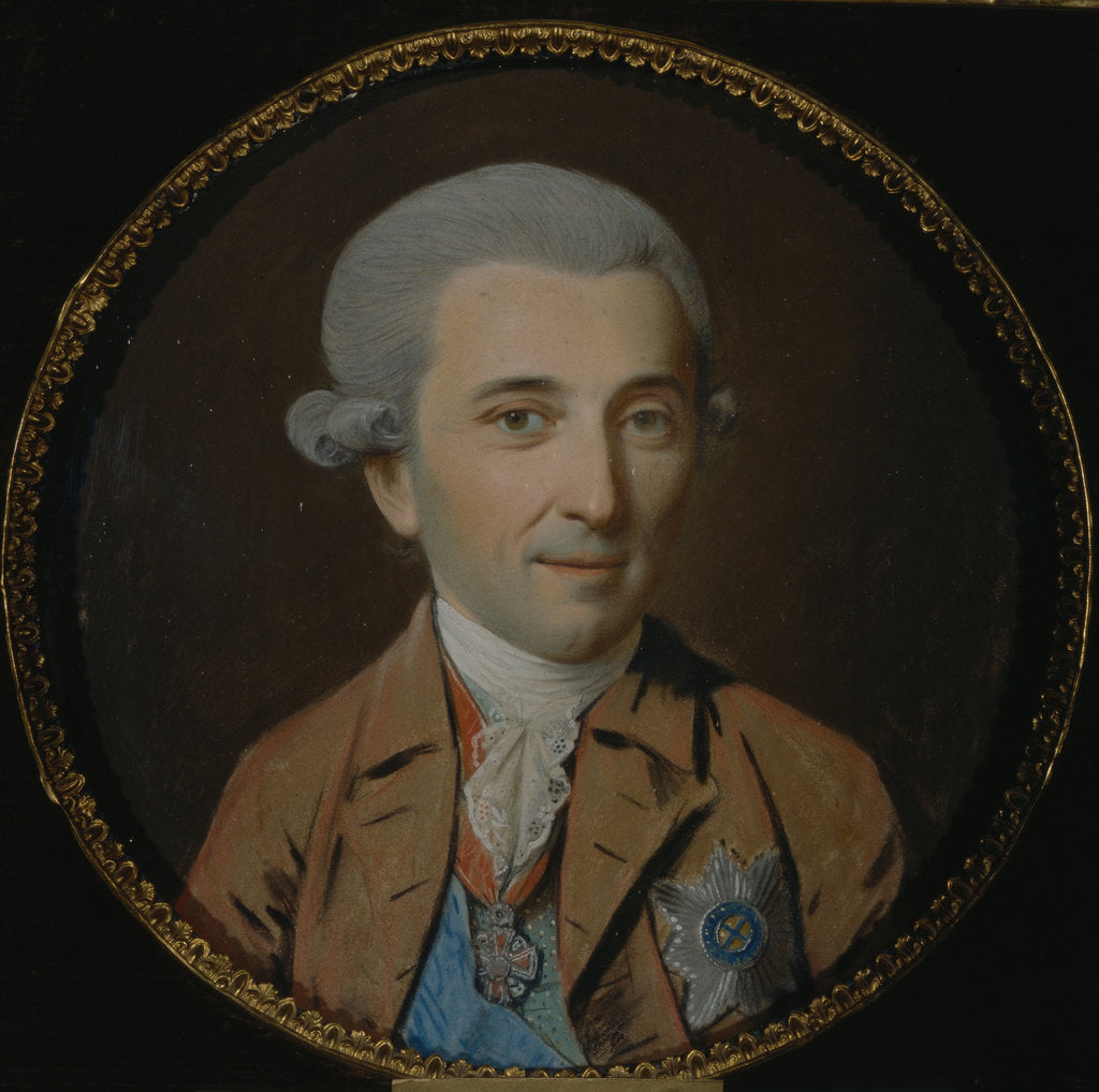 Detail of Portrait of Prince Nikolay Ivanovich Saltykov, 1780s by Johann Heinrich Schmidt