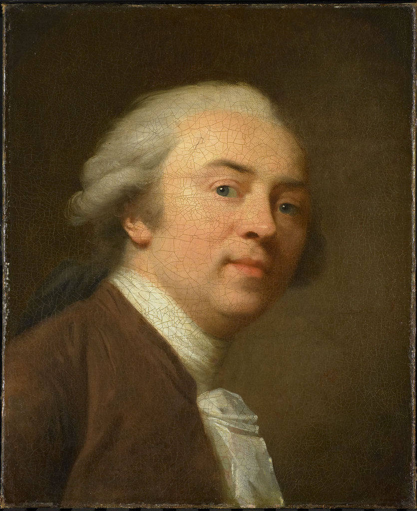 Detail of Self-Portrait, 1782 by Johann Friedrich August Tischbein