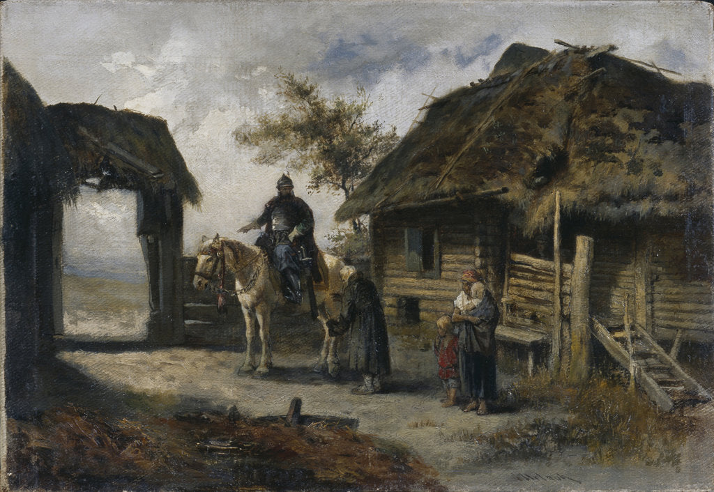 Detail of Boyar, 1879 by Johann-Georg-Christian Urlaub