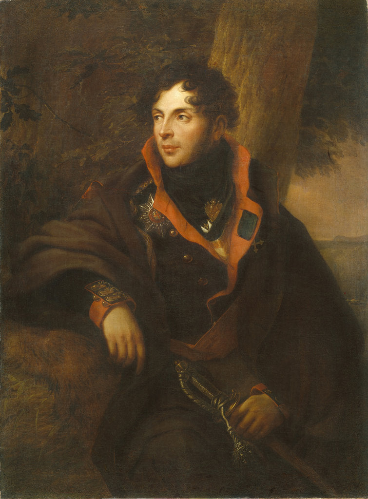 Detail of Portrait of Count Nikolay Mikhailovich Kamensky, 1810 by Friedrich Georg Weitsch