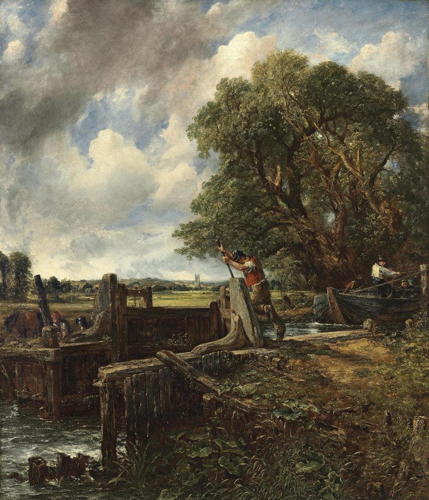 Detail of The Lock by John Constable