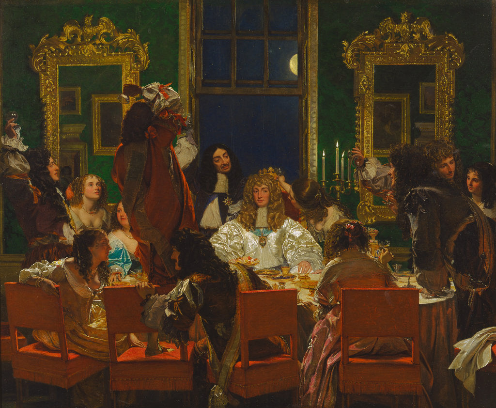Detail of The Life of Buckingham, 1850s by Augustus Leopold Egg