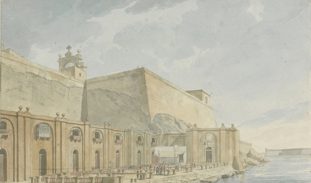 Detail of Malta, c. 1785 by Willey Reveley