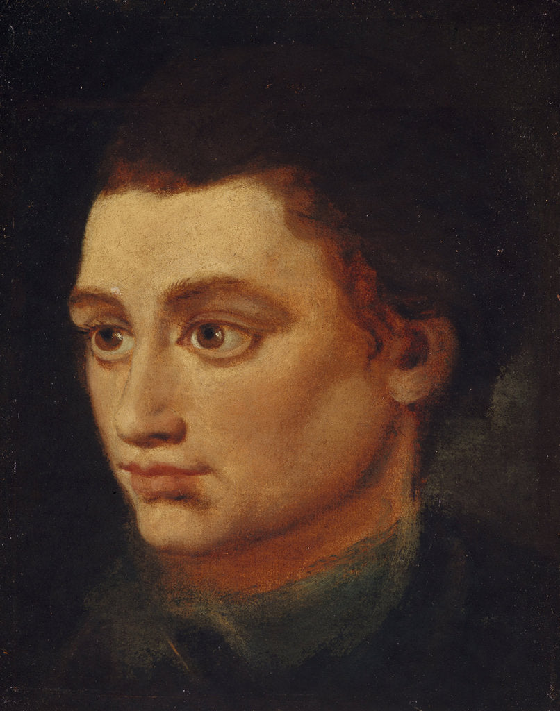 Detail of Robert Fergusson, 1772 by Alexander Runciman