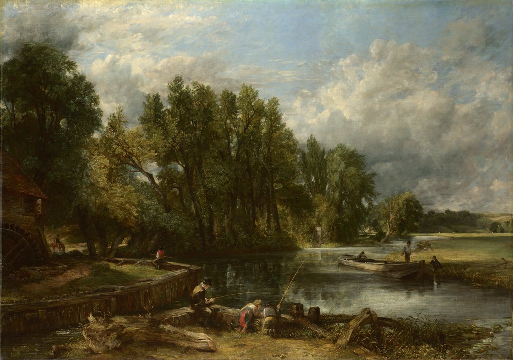 Detail of Stratford Mill, 1820 by John Constable