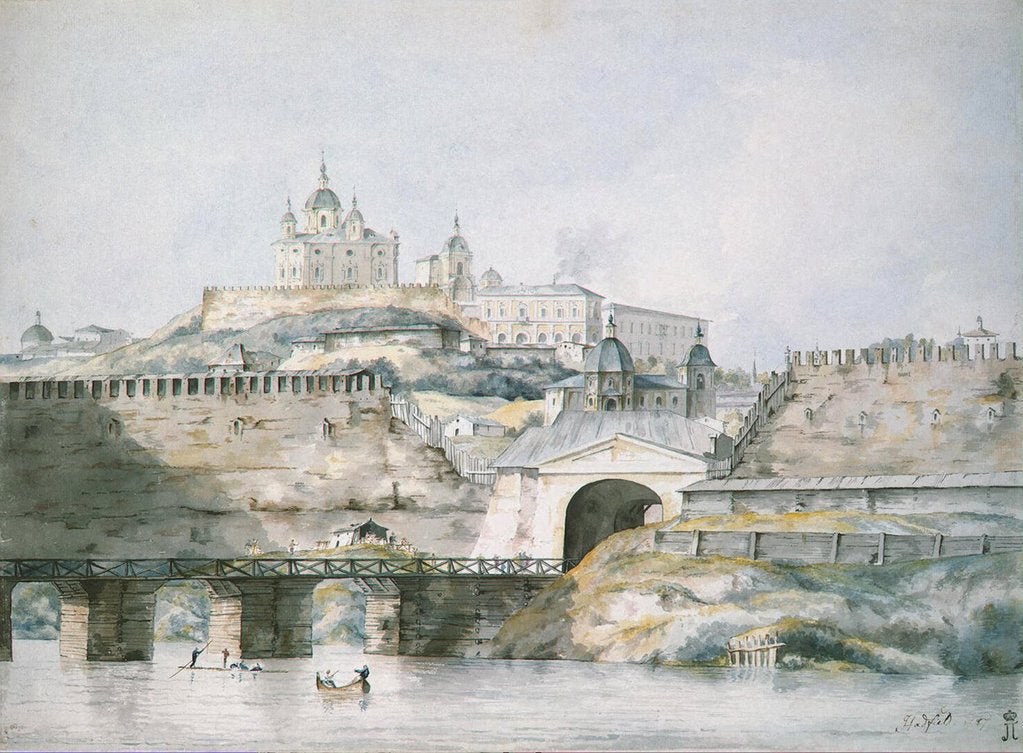 Detail of View of the City of Smolensk, 1787 by William Hadfield