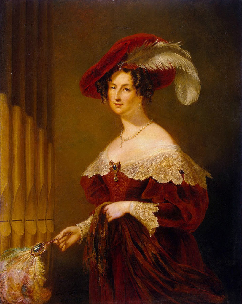 Detail of Portrait of Countess Yelizaveta Ksaweryevna Vorontsova, 1832 by Sir George Hayter