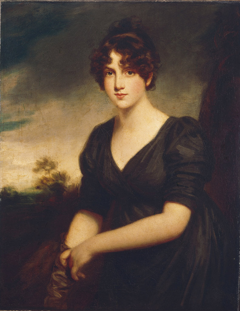 Detail of Portrait of Miss Frances Vinicombe, 1790s by John Opie