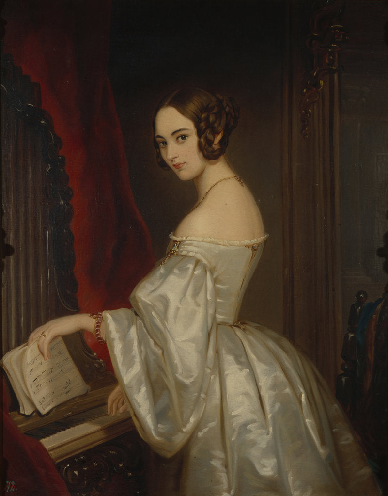 Detail of Portrait of Princess Maria Ivanovna Kochubey, née Baryatinskaya by Christina Robertson
