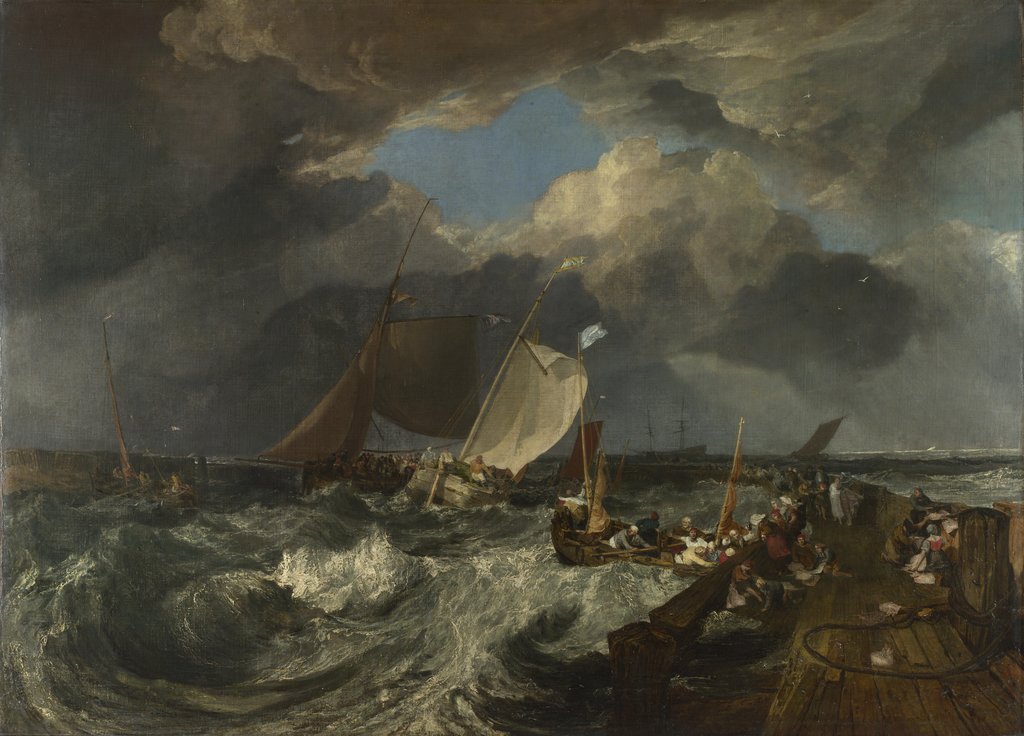 Detail of Calais Pier, 1803 by Joseph Mallord William Turner