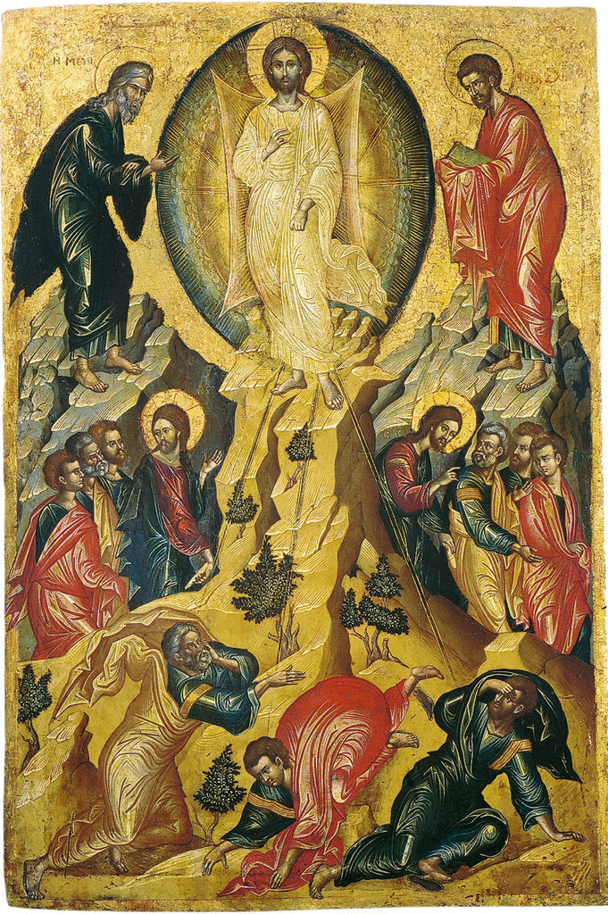 Detail of The Transfiguration of Jesus, Mid of 16th cen by Anonymous