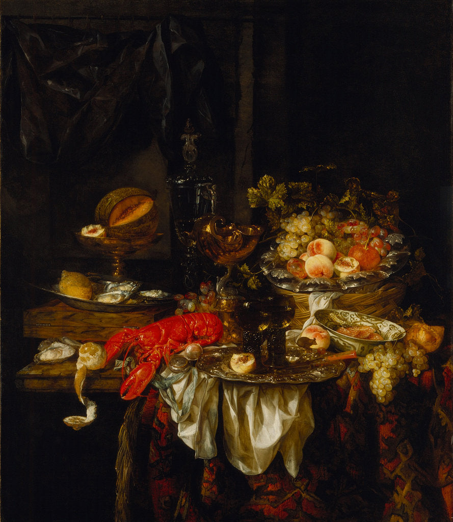 Banquet Still Life, 1667 by Abraham Hendricksz van Beijeren