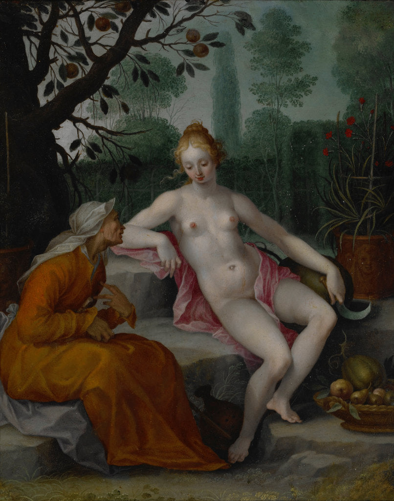 Detail of Vertumnus and Pomona, c. 1605 by Abraham Bloemaert