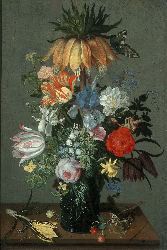 Detail of Flower Still Life with Crown Imperial, 1626 by Johannes Bosschaert