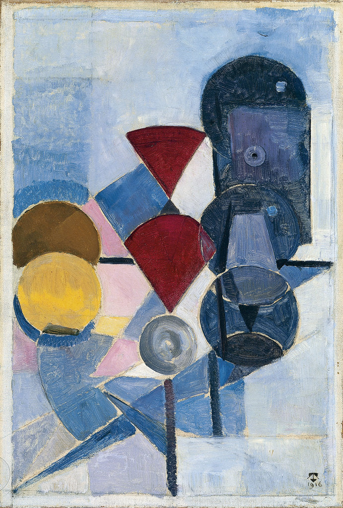 Detail of Composition II (Still Life), 1916 by Theo van Doesburg