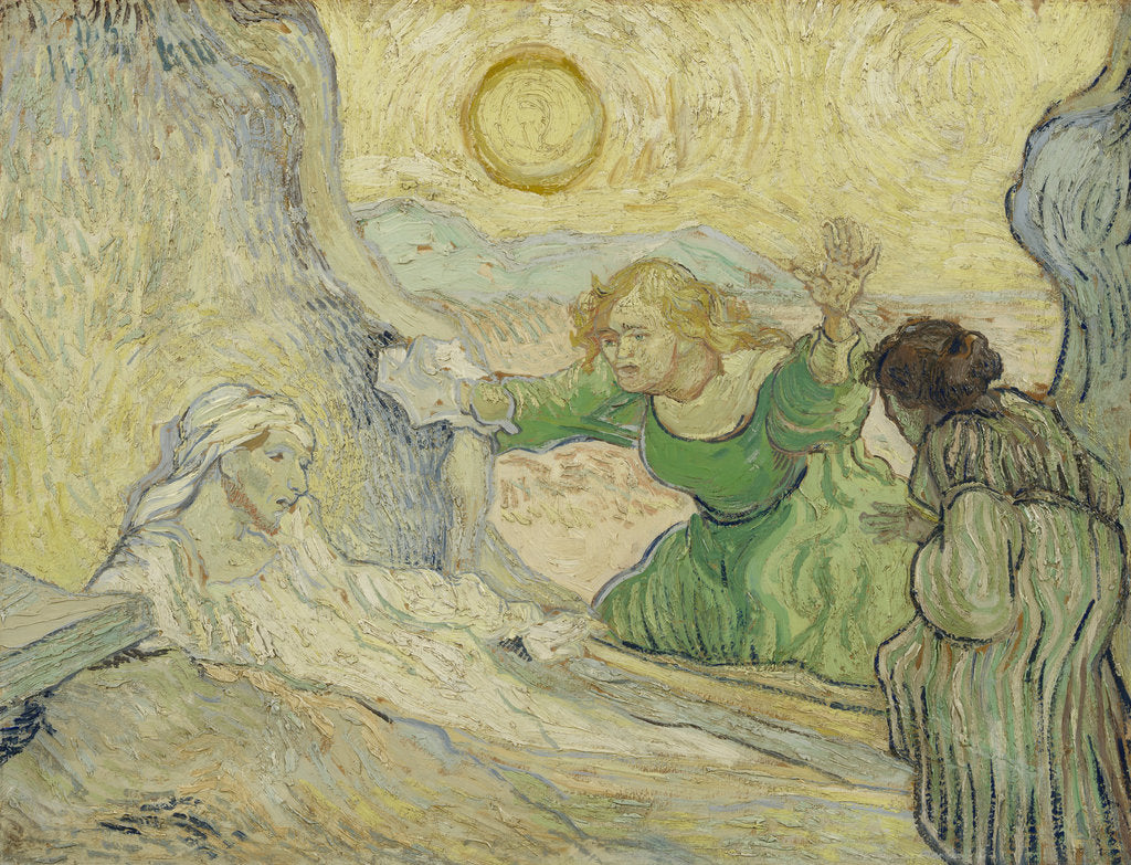 Detail of The Raising of Lazarus (after Rembrandt), 1890 by Vincent van Gogh