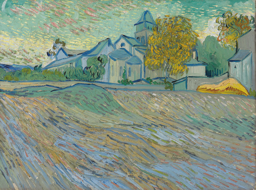 Vue de lasile et de la Chapelle de Saint-Rémy, 1889 by Vincent van Gogh