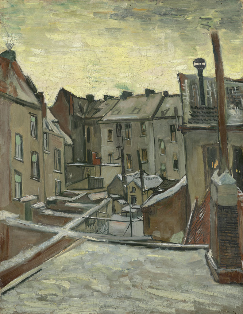Detail of Houses seen from the back, 1885 by Vincent van Gogh