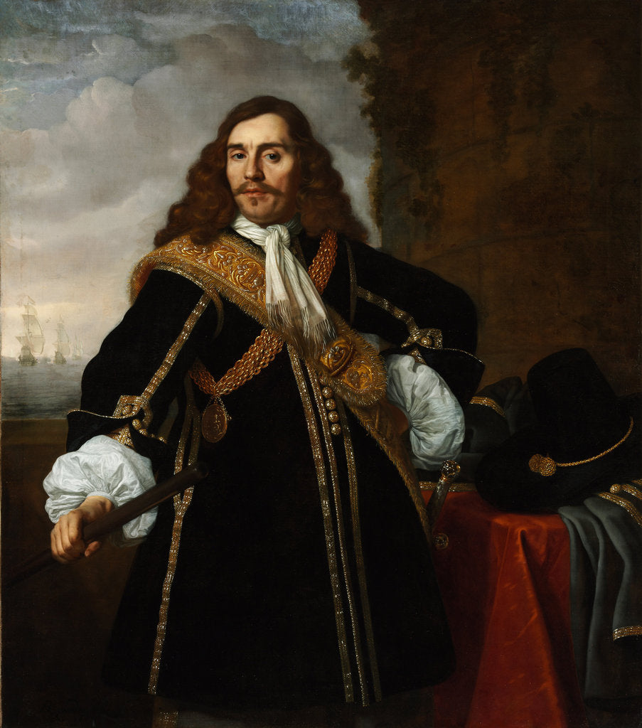 Detail of Portrait of Captain Gideon de Wildt, 1657 by Bartholomeus van der Helst