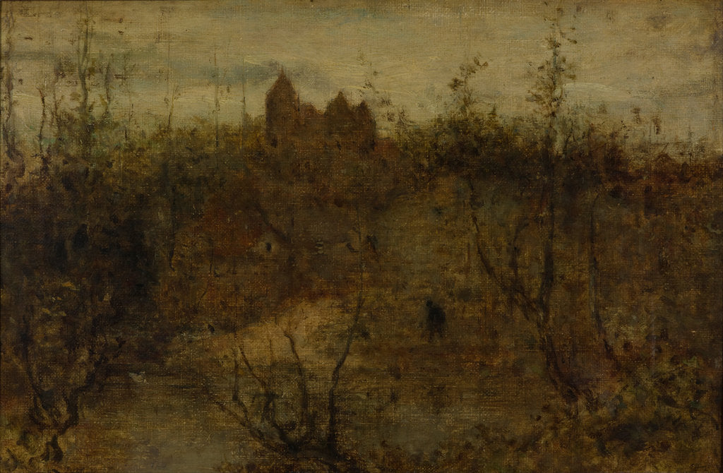 Detail of The enchanted castle by Matthijs Maris