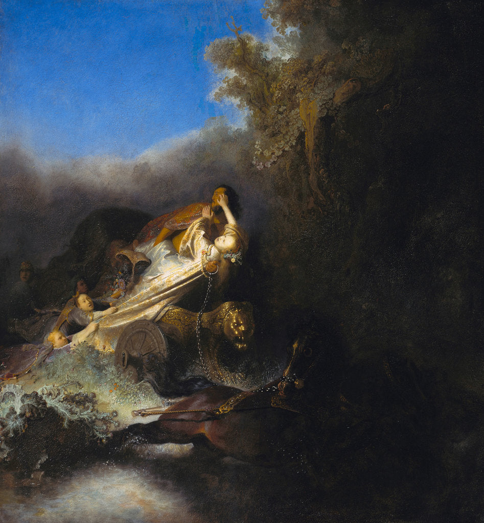 Detail of The Abduction of Proserpina, ca 1631 by Rembrandt van Rhijn