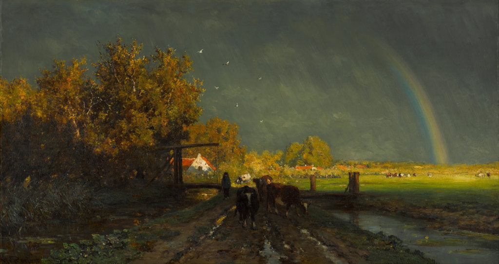Detail of Rainbow, 1875 by Willem Roelofs