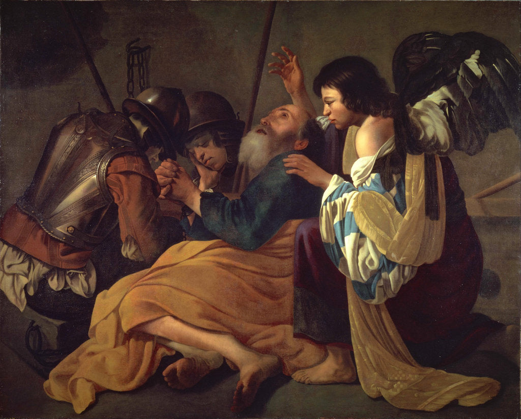 Detail of The Liberation of Saint Peter by Follower of Hendrick Terbrugghen