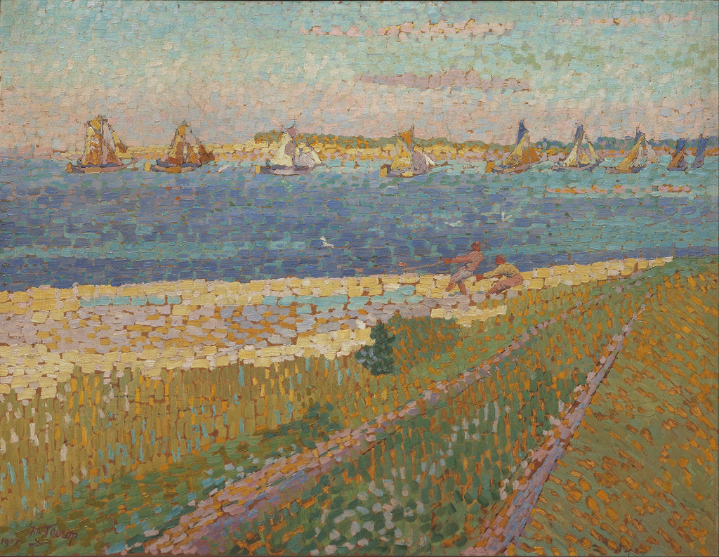Detail of The Schelde near Veere, 1907 by Jan Toorop