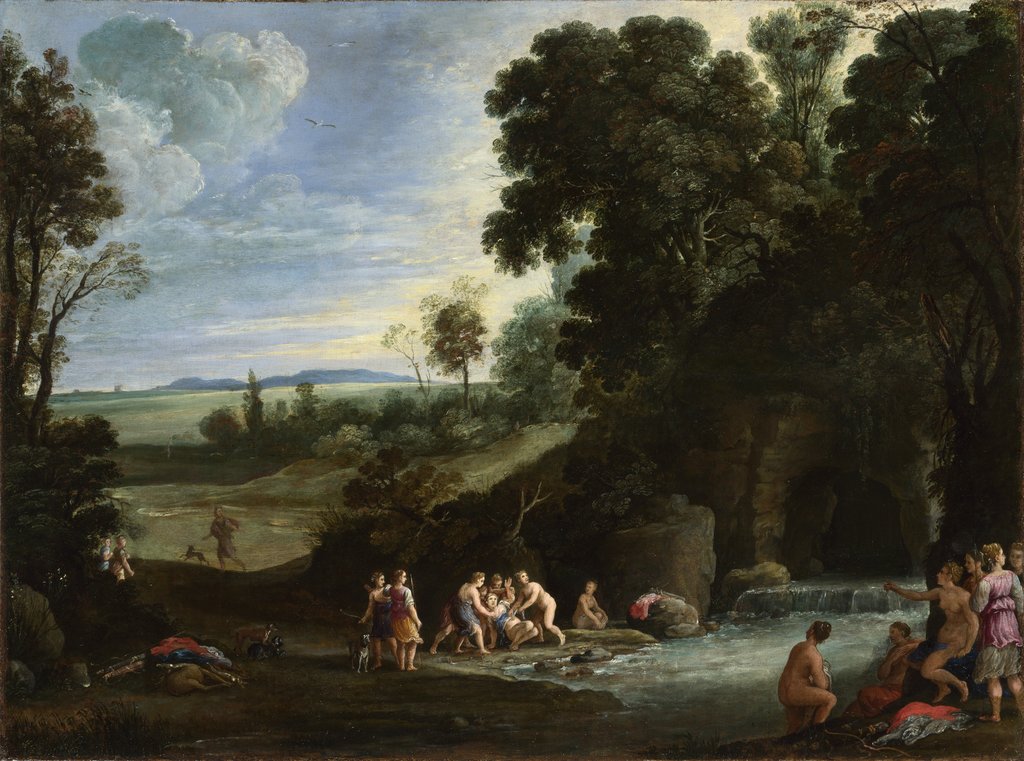 Detail of Diana and Callisto, 1620s by Paul Brill