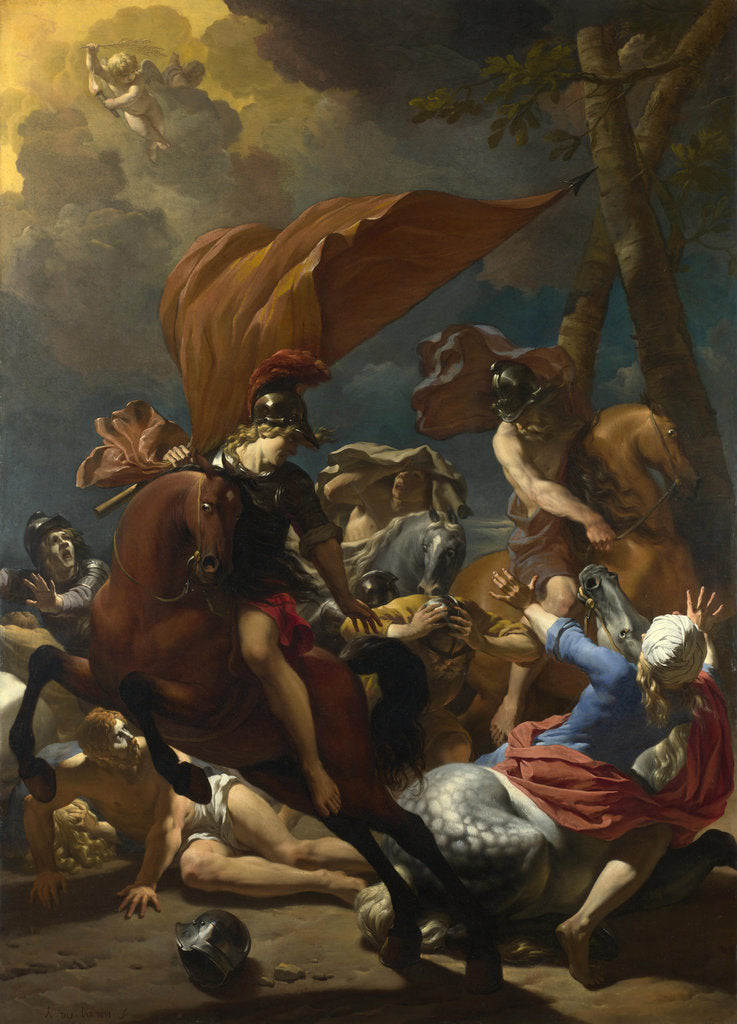 Detail of The Conversion of Saint Paul, 1662 by Karel Dujardin