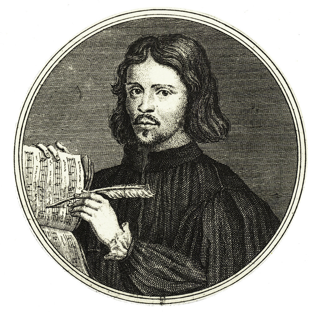 Detail of Composer Thomas Tallis by Niccolò Francesco Haym