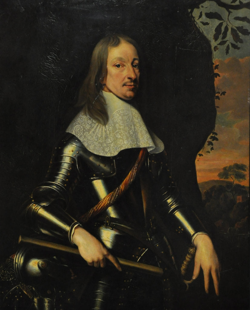 Detail of Portrait of Imperial Prince Willem Frederik of Nassau-Dietz by Pieter Nason