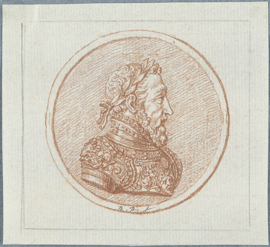 Detail of Portrait of King Henry II of France, Second Half of the 17th cen by Bernard Picart