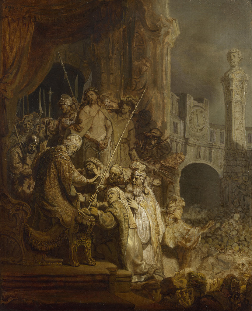 Detail of Ecce Homo, 1634 by Rembrandt van Rhijn
