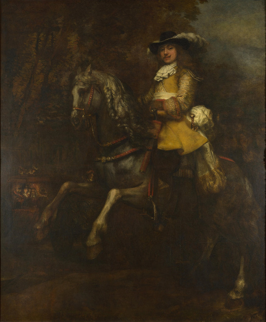 Detail of Portrait of Frederick Rihel on Horseback, ca 1663 by Rembrandt van Rhijn
