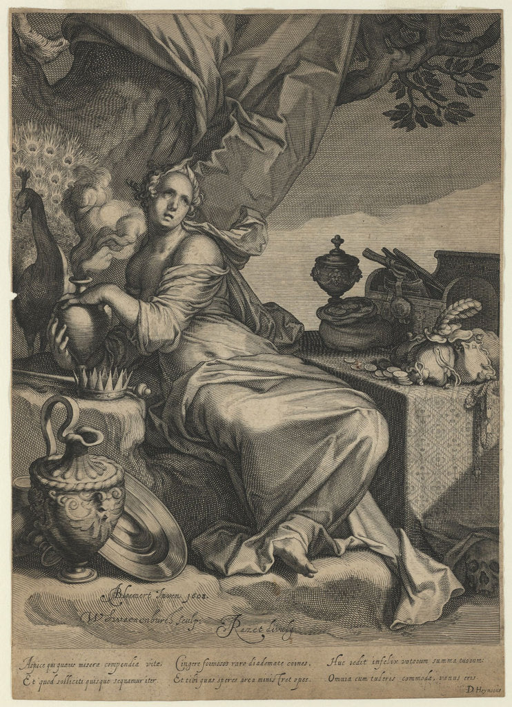 Detail of Allegory of the Vanity and Transitory Nature of Worldly Possessions, 1608 by Willem van Swanenburgh